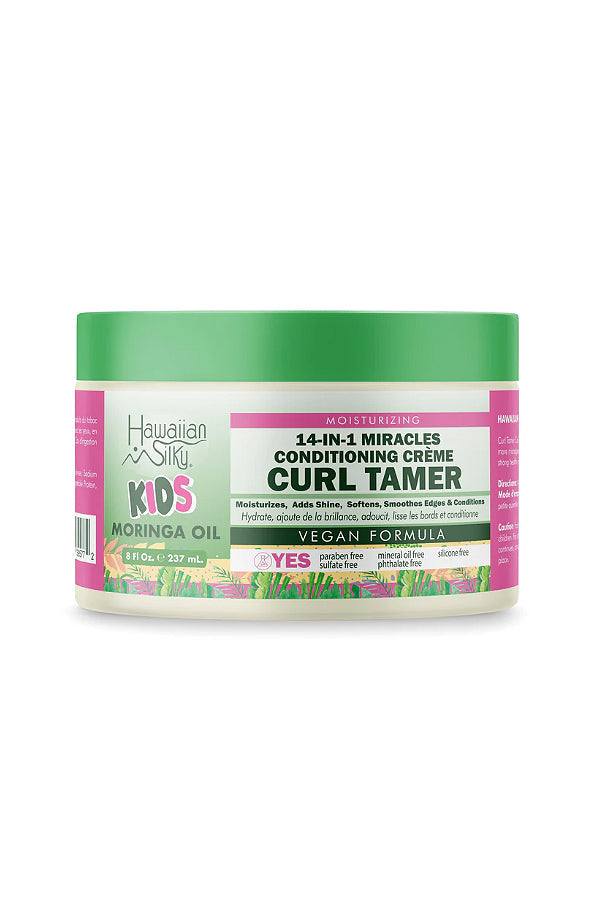 Hawaiian Silky Kids Moringa Oil 14-In-1 Miracles Conditioning Crème Curl Tamer
