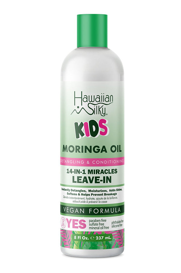 Hawaiian Silky Kids Moringa Oil Detangling & Conditioning 14-In-1 Miracles Leave-In