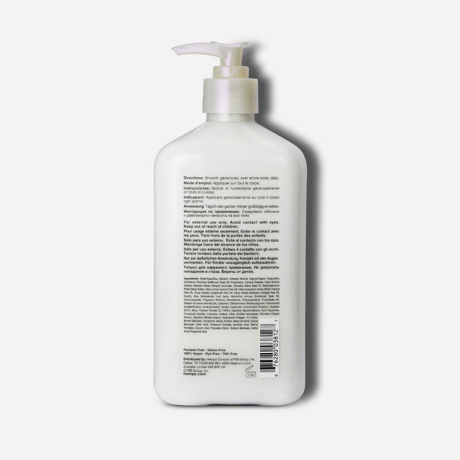 Hempz Citrine Crystal & Quartz Herbal Body Moisturizer