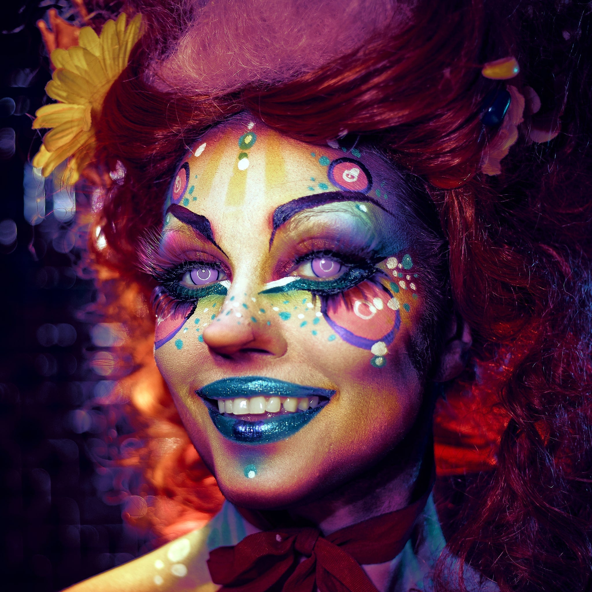 PRIMAL ® Hinata Hyuga Pink & Purple Cosplay Contact Lenses