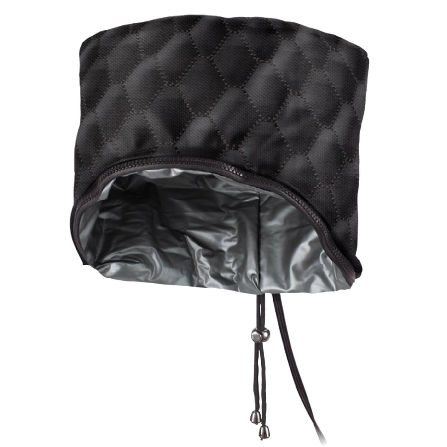 Hot & Hotter 3-In-1 Washable Conditioning Heat Cap Black #5757
