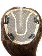 Natural Way 5"x5" 100% Human Remy Hair Lace Hair Topper