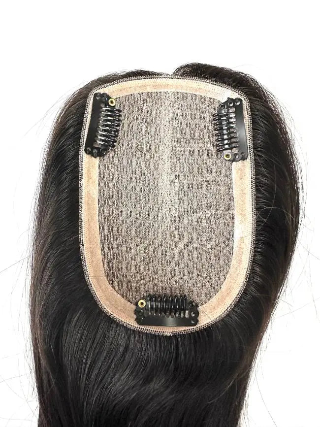 Natural Way 3"x5" 100% Human Remy Hair Lace Hair Topper