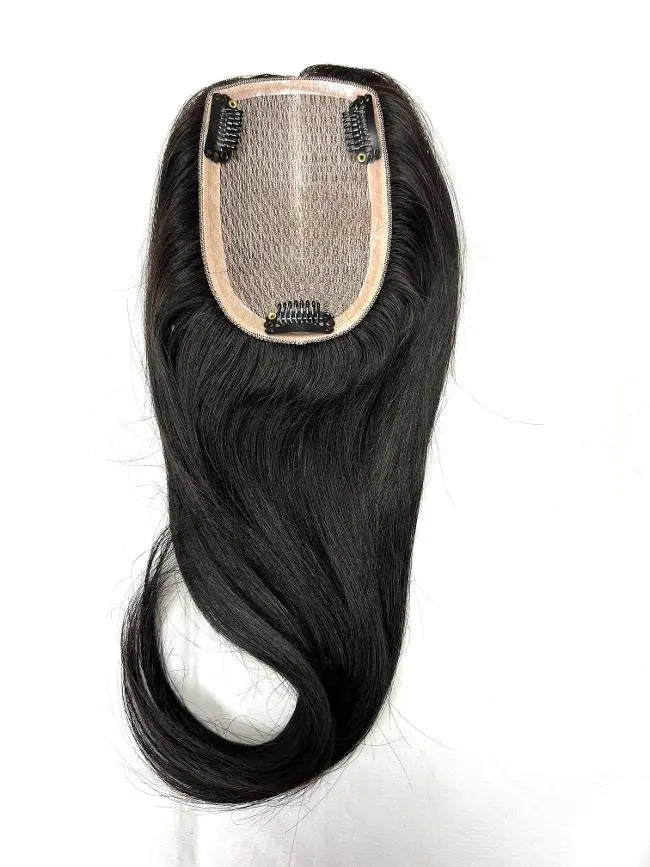 Natural Way 3"x5" 100% Human Remy Hair Lace Hair Topper