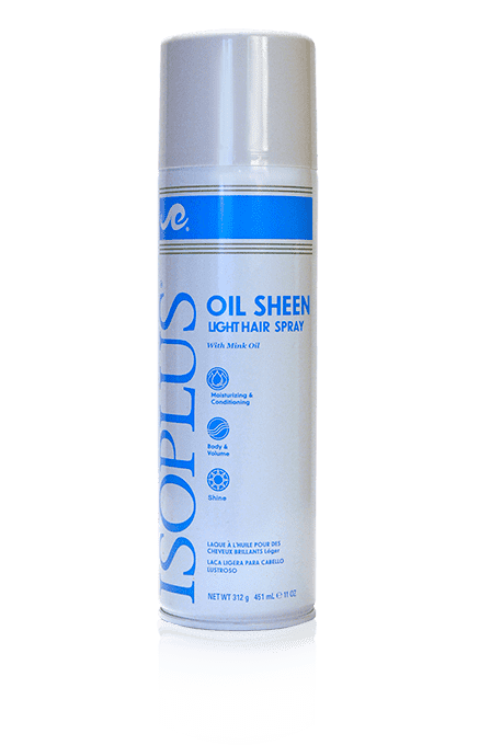 Isoplus Oil Sheen Light Hair Spray 11oz