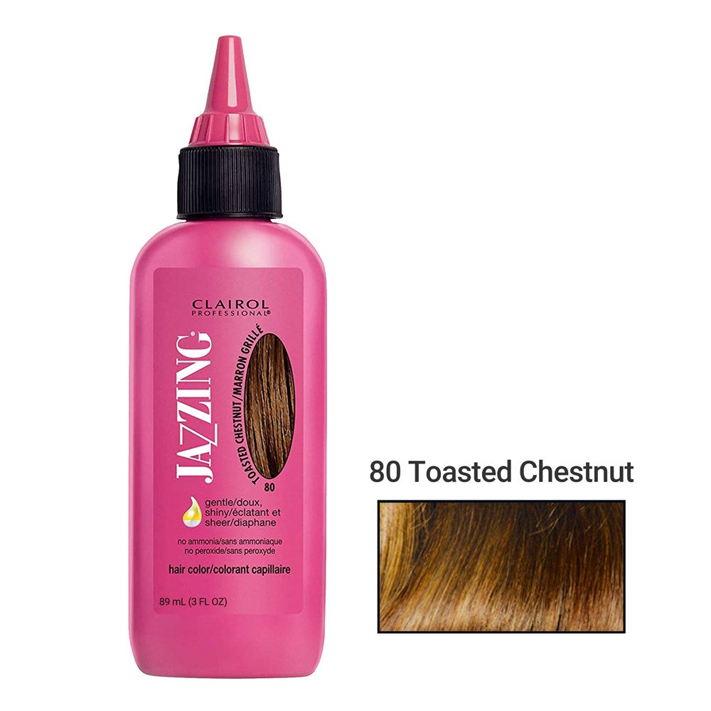 Clairol Professional Jazzing Temporary & Semi Permanent Hair Color - 80 Toasted Chestnut