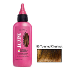 Clairol Professional Jazzing Temporary & Semi Permanent Hair Color - 80 Toasted Chestnut
