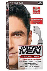 Just For Men Autostop Comb-In Hair Colour- A-55 Real Black