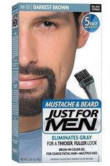 Just For Men Mustache & Beard Hair Color - M-50 Darkest Brown