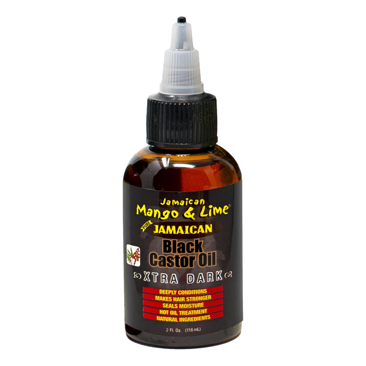Jamaican Mango & Lime Black Castor Oil - Extra Dark 2oz