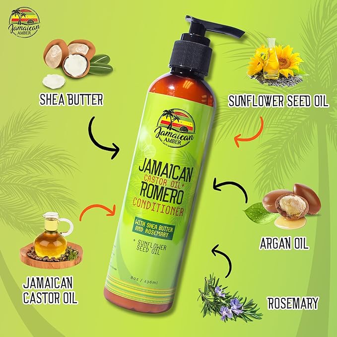Jamaican Amber Leave in Conditioner 8oz
