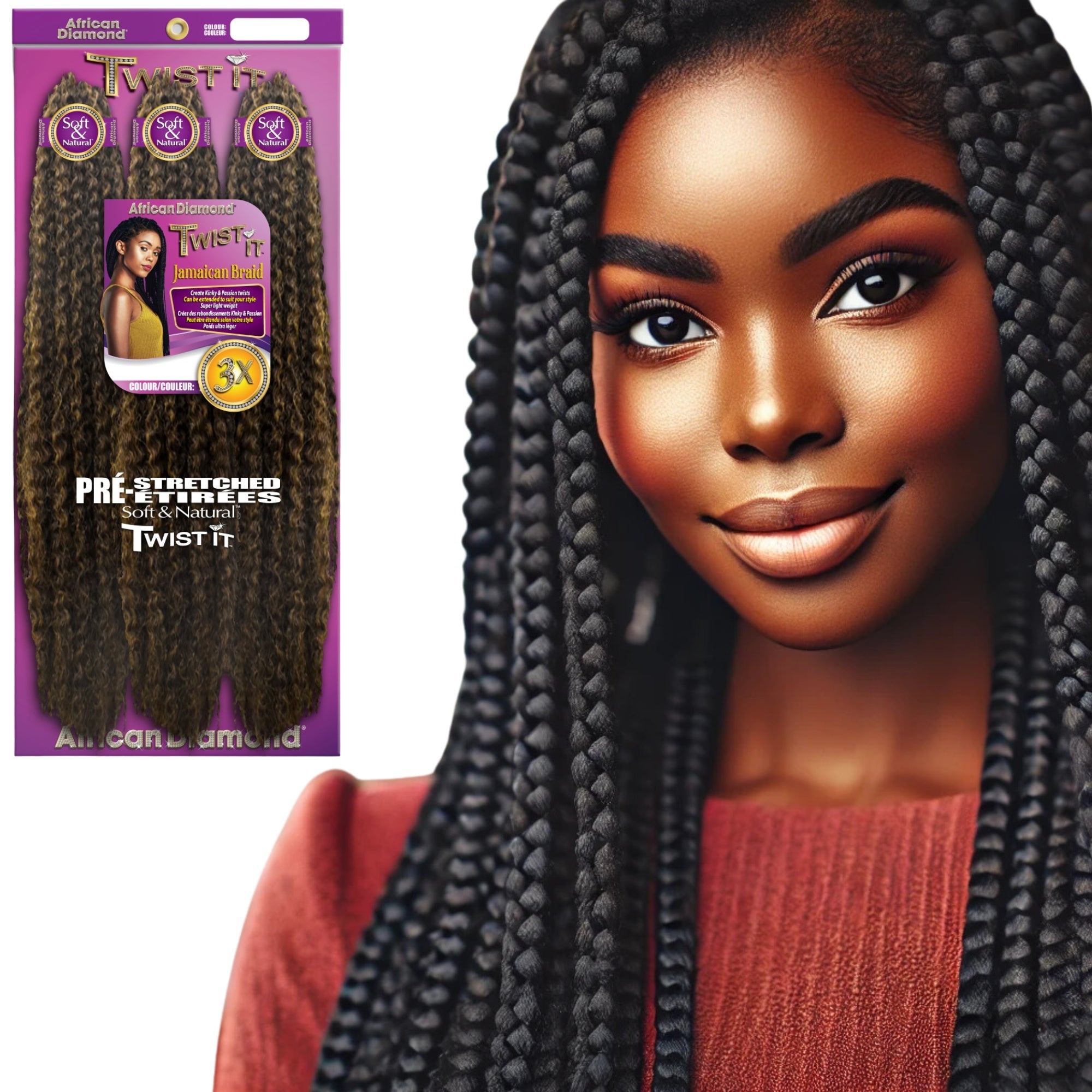 Jamaican Braid Twist It 3X