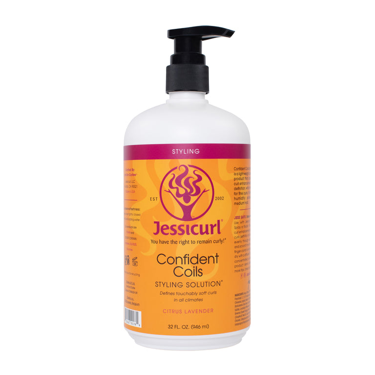 Jessicurl Confident Coils Styling Solution 32oz Citrus Lavender