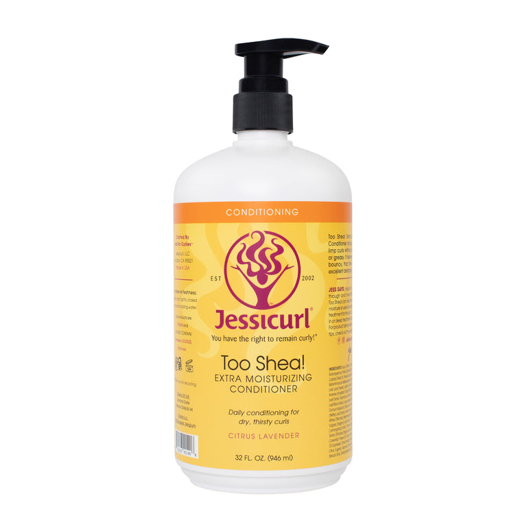 Jessicurl Too Shea! Extra Moisturizing Conditioner 32oz Citrus Lavender