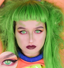 PRIMAL ® Jurassic III - Green Reptile Colored Contact lenses