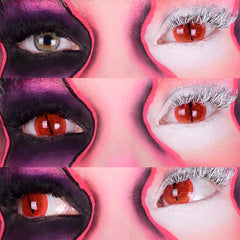 PRIMAL ® Jurassic II - Red Reptile Colored Contact lenses