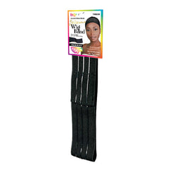 Touch Down Adjustable Wig Band w/ Silicone - Black