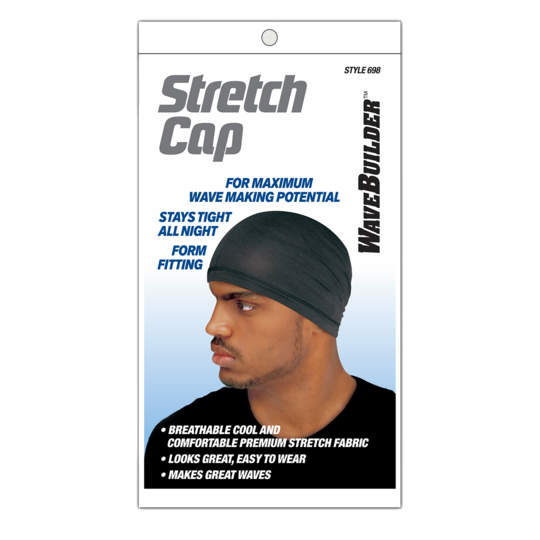 WaveBuilder Stretch Cap #698 Black