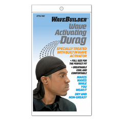 WaveBuilder Wave Activating Durag #992 Black