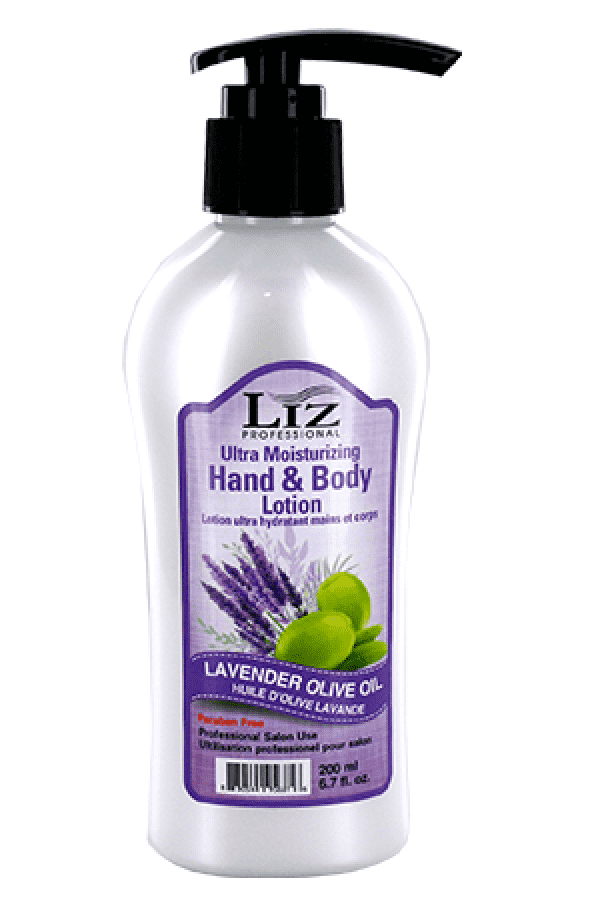Liz Professional Hand & Body Lotion - Lavender Olive Oil