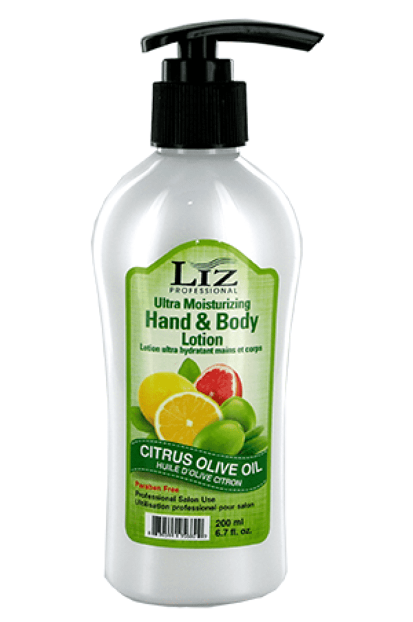 Liz Professional Hand & Body Lotion - Citrus Olive Oil