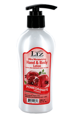 Liz Professional Hand & Body Lotion - Pomegranate