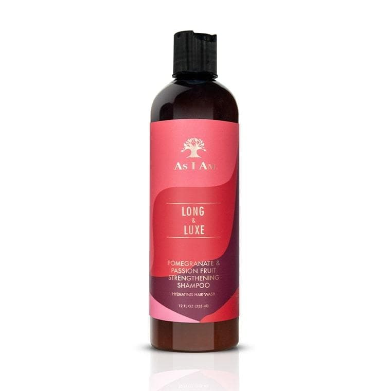 As I Am Long & Luxe Pomegranate & Passion Fruit Strengthening Shampoo