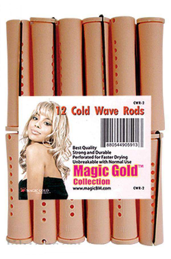 Magic Gold Cold Wave Rods 12/16" Peach