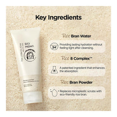 Midha Rice Bran Scrub Foam