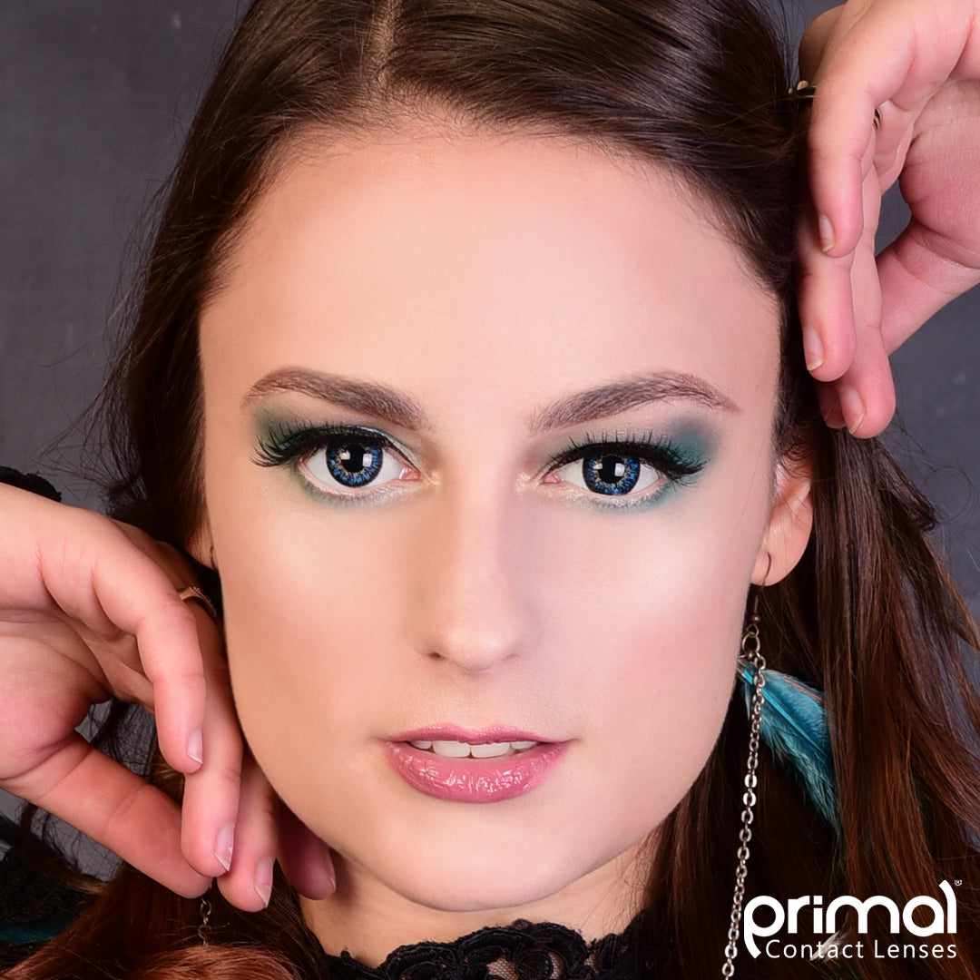 PRIMAL® Moonrise Ocean - Blue Colored contact Lenses