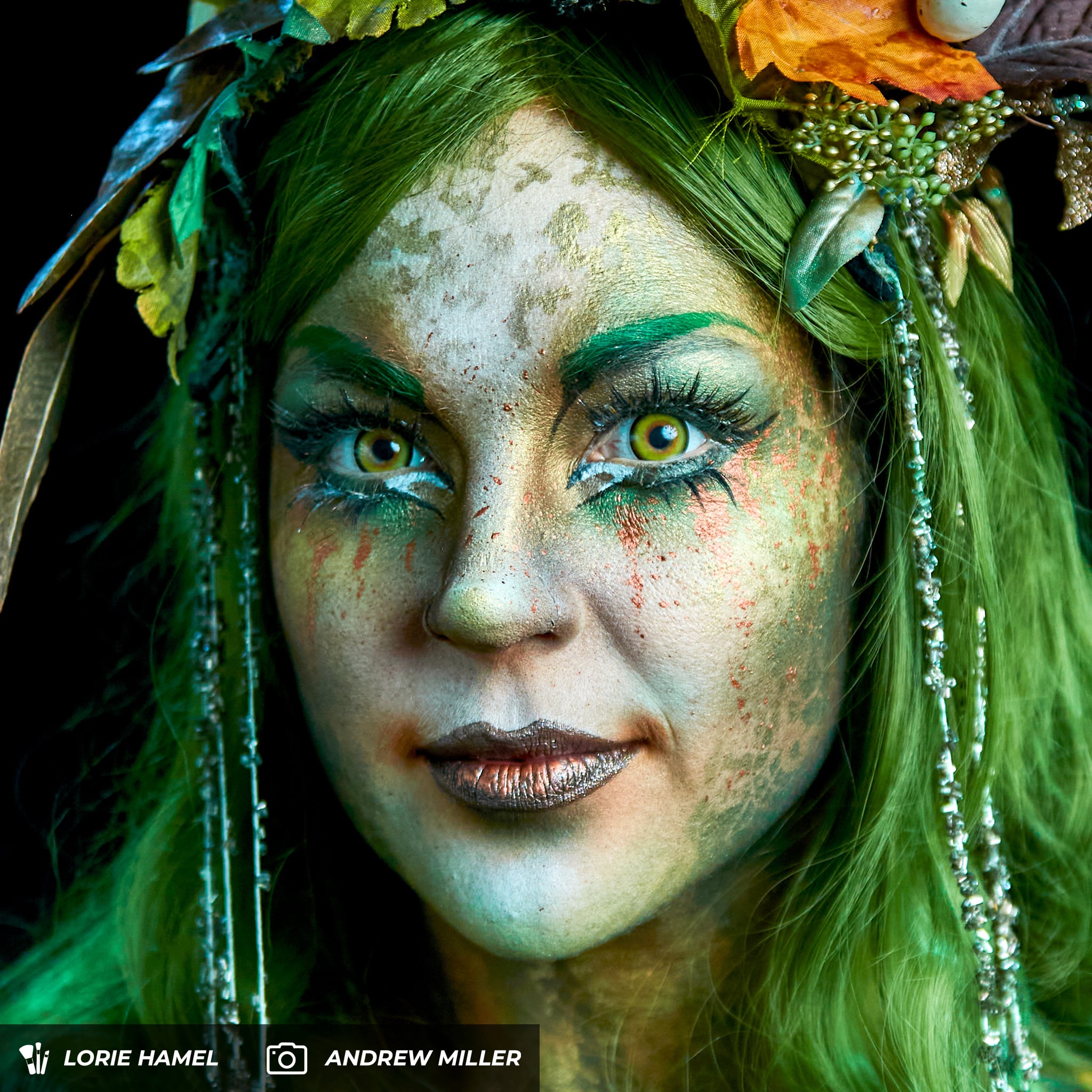 PRIMAL ® Mad Hatter - Orange & Yellow Colored Contact lenses