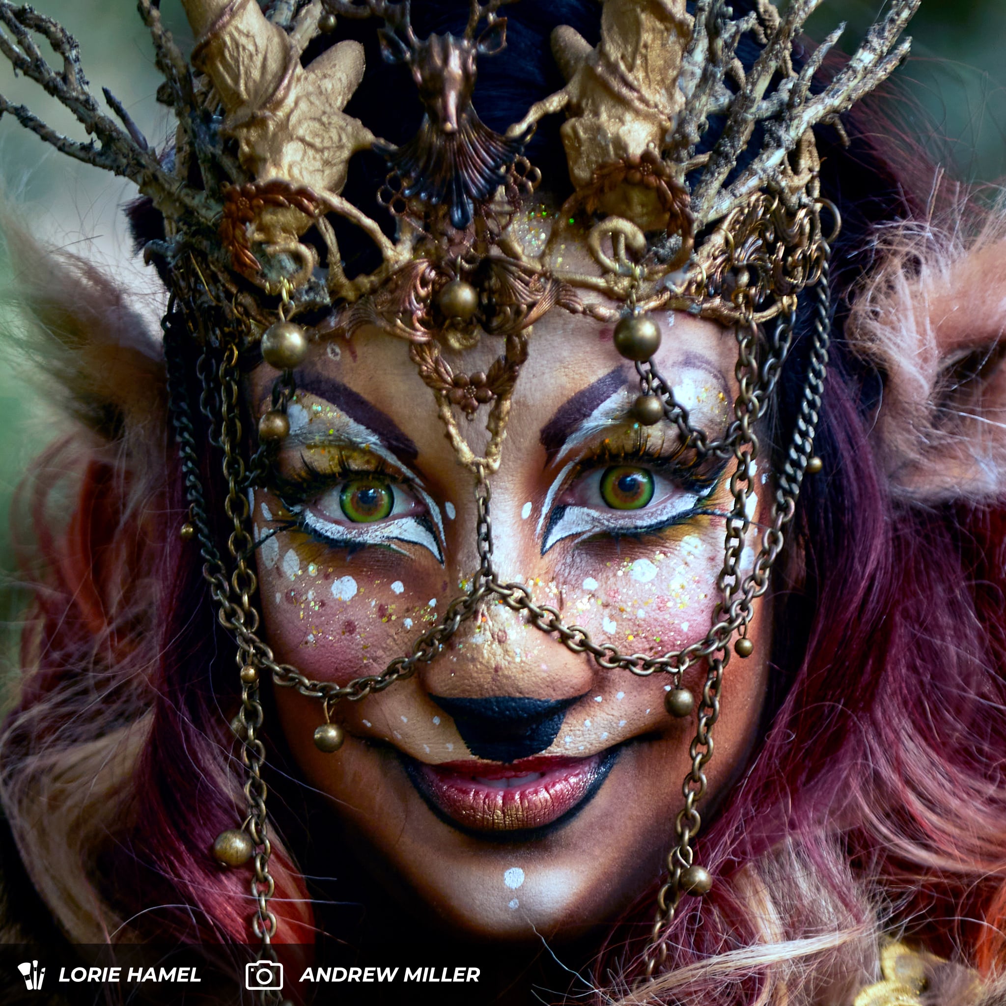 PRIMAL ® Mad Hatter - Orange & Yellow Colored Contact lenses