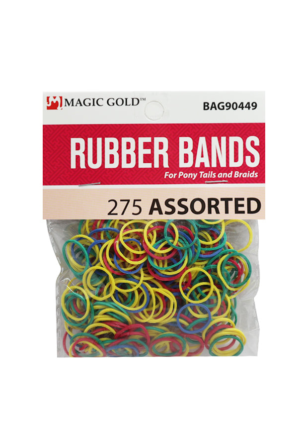 Magic Gold Rubber Bands - Assorted #BAG90449