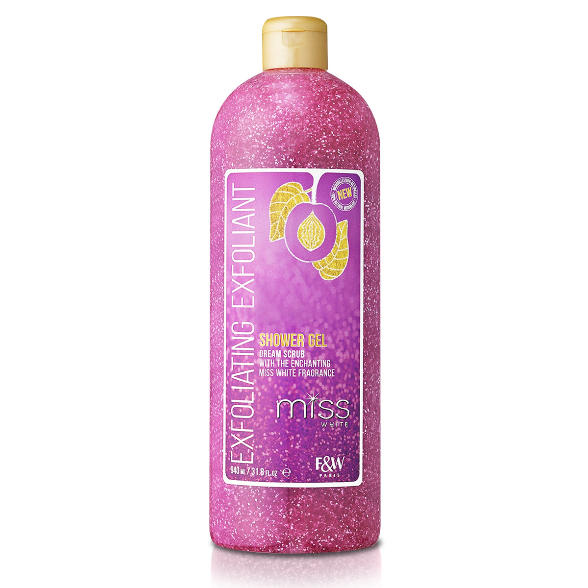 Fair and White Miss White Beauty Exfoliating Shower Gel 940 ml