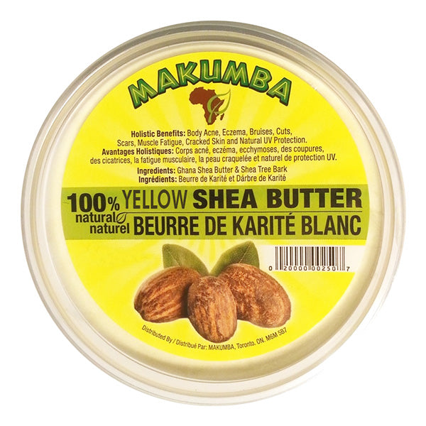 Makumba 100% Yellow Shea Butter 8oz