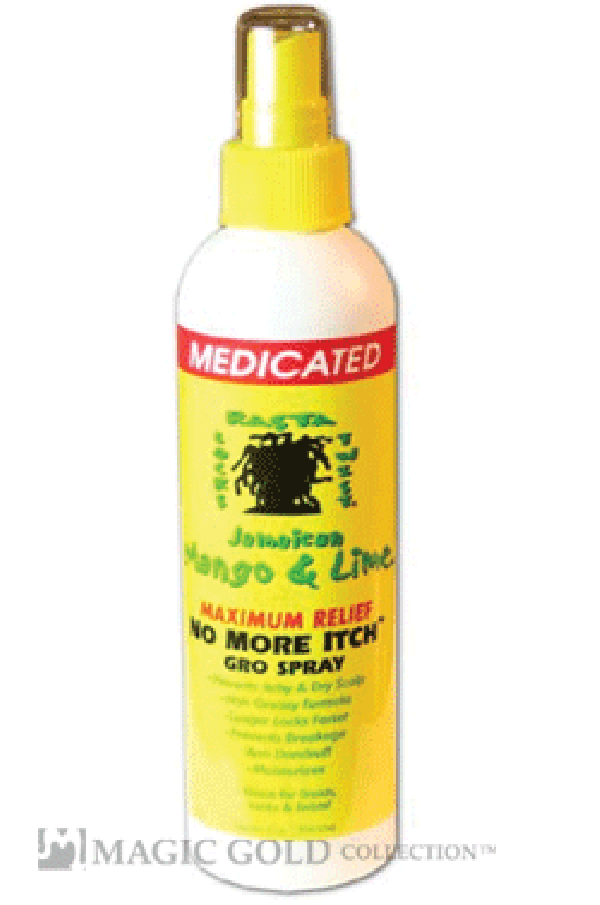 Jamaican Mango & Lime Mentholated No More Itch Gro Spray 8oz
