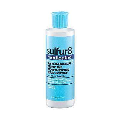 Sulfur8 Medicated Anti-Dandruff Light Oil Moisturizing Hair Lotion