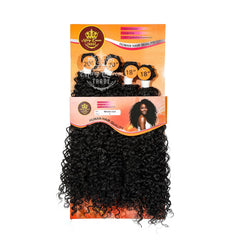 Mary Queen BioProtein™ Melanin Coil 4-Bundle Hair Set – 18"–20"