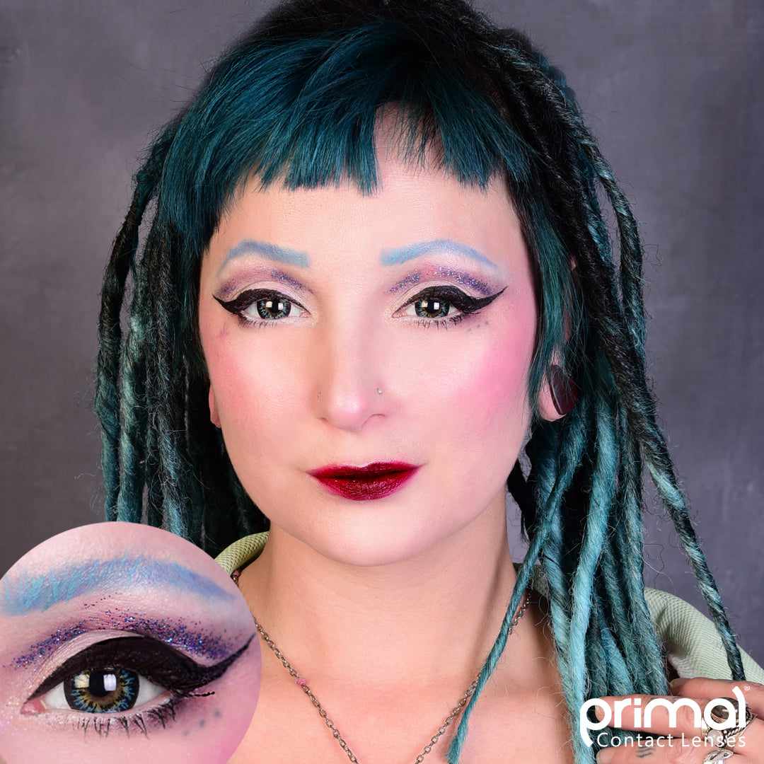 PRIMAL® Mesmerize Ocean - Blue Colored contact Lenses