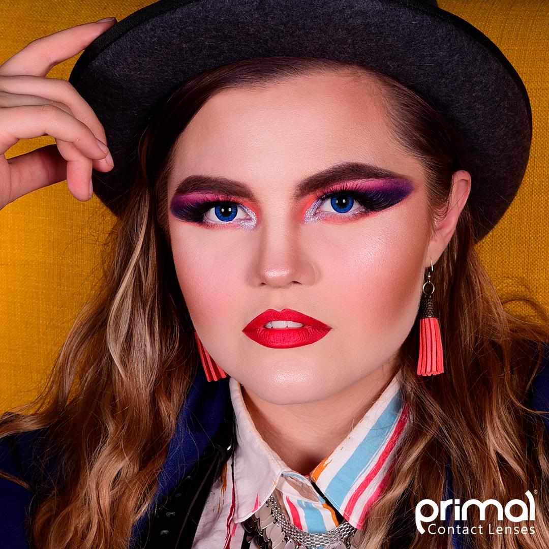PRIMAL® Enchanted Azure - Blue Colored contact Lenses