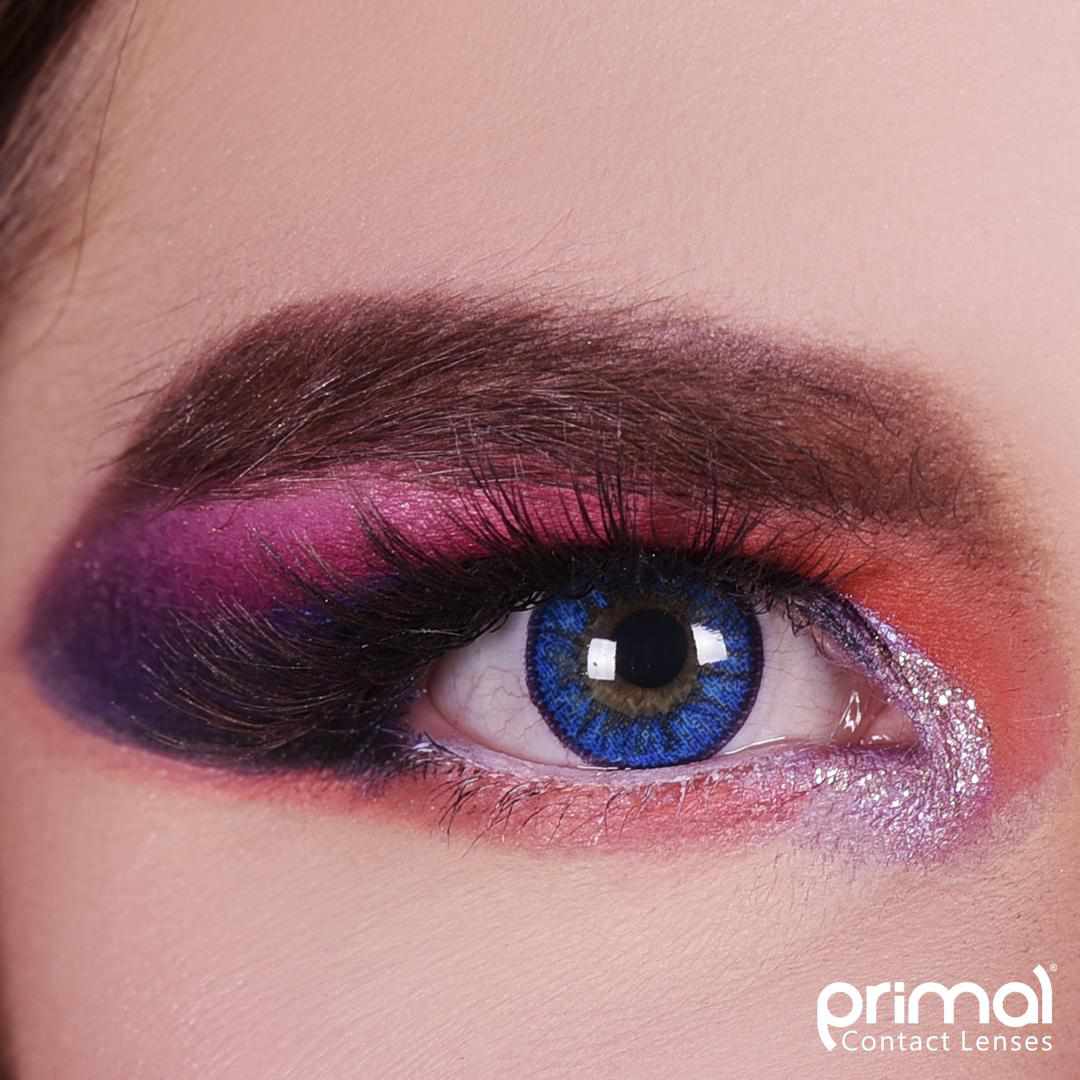 PRIMAL® Enchanted Azure - Blue Colored contact Lenses