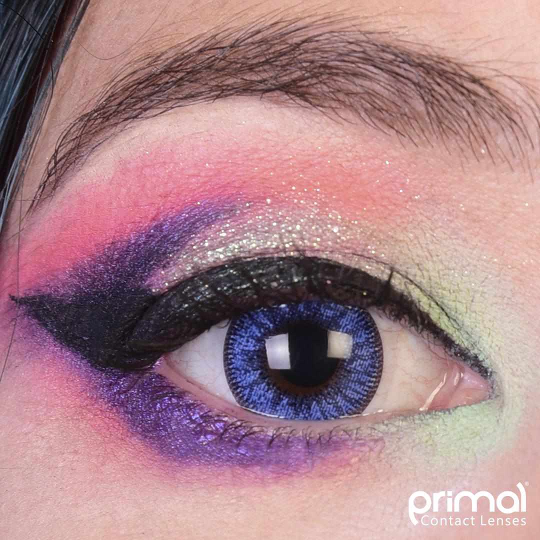 PRIMAL ® Moonlight Azure - Blue Colored contact Lenses