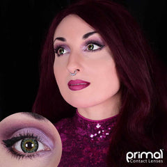 PRIMAL® Temptress Emerald - Green Colored Contact Lenses