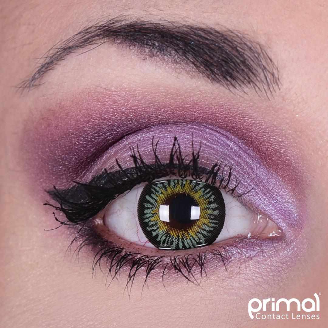 PRIMAL® Temptress Emerald - Green Colored Contact Lenses
