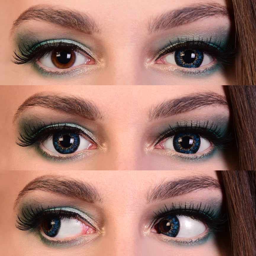 PRIMAL® Moonrise Ocean - Blue Colored contact Lenses