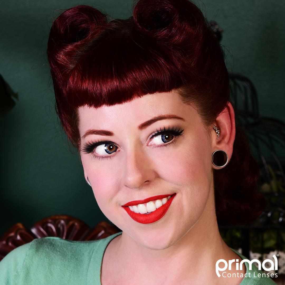 PRIMAL® Moonrise Ash - Grey Colored contact Lenses