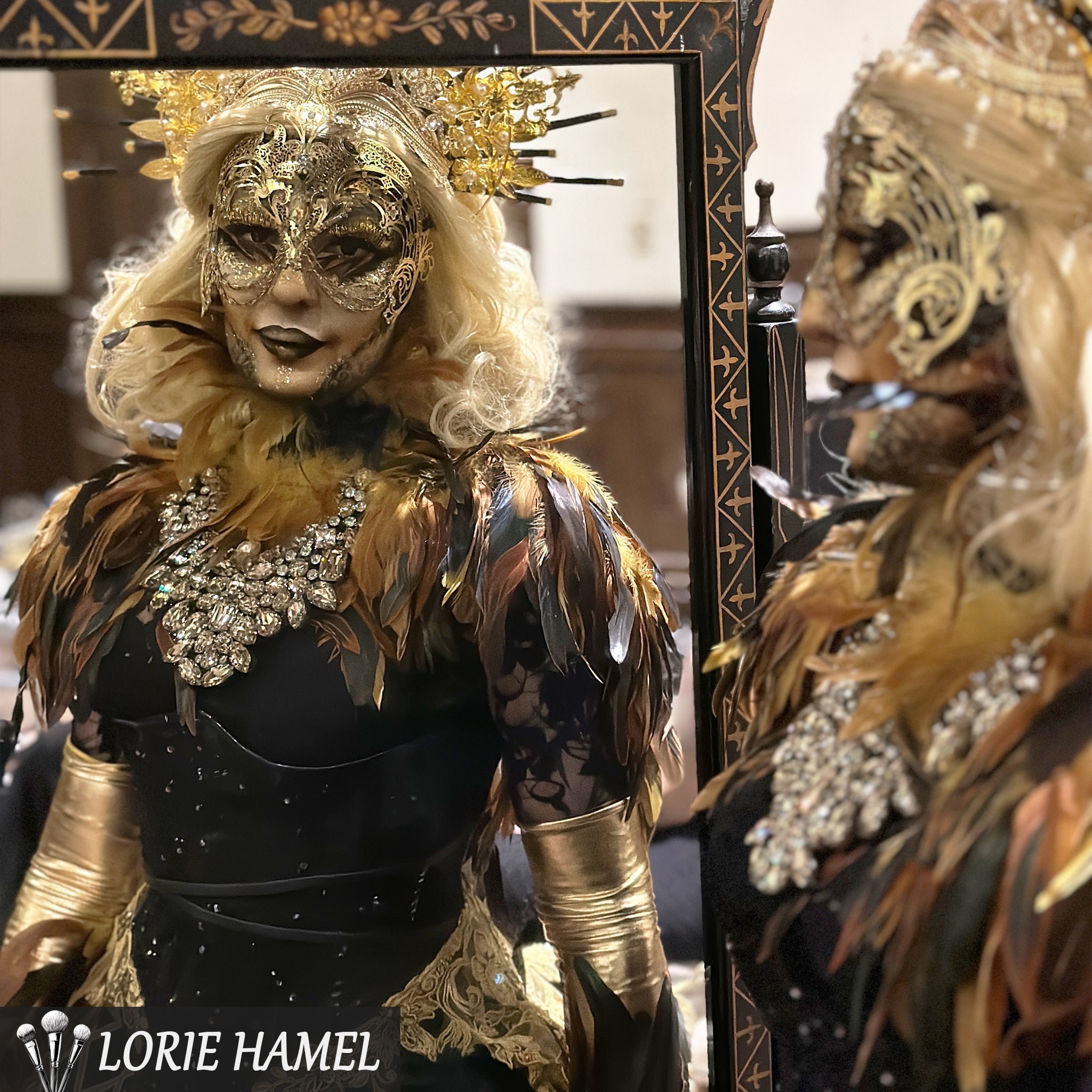 PRIMAL ® Chaos - Black Colored Contact Lenses