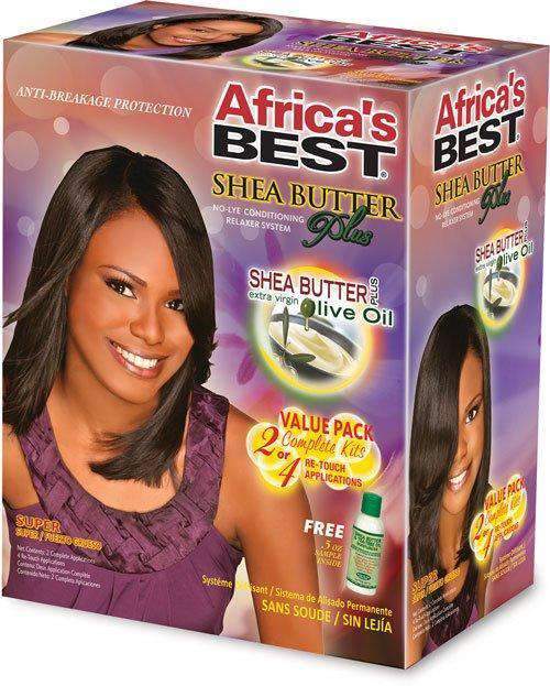 Africa's Best Shea Butter Plus Relaxer Value Pack Super