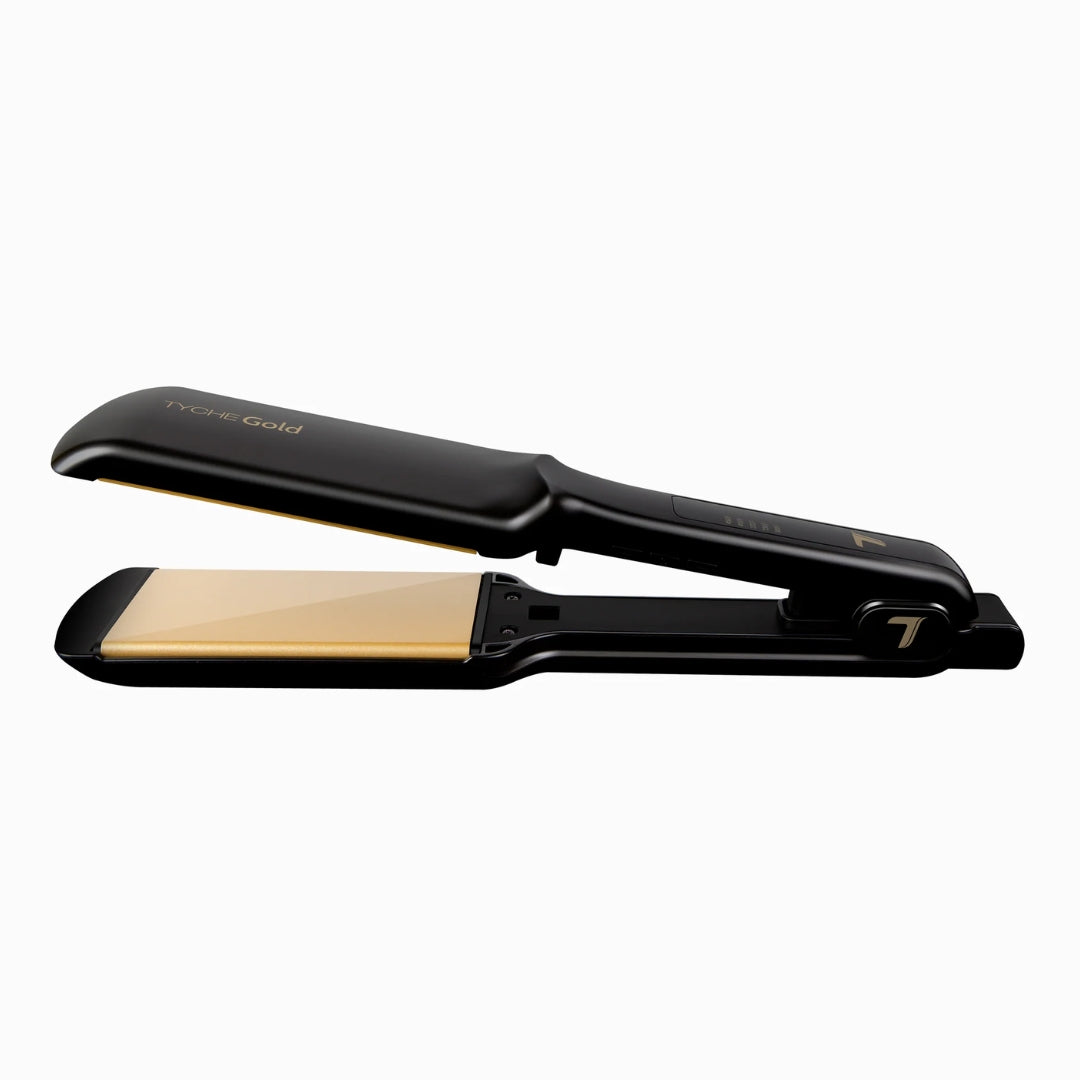 Tyche Gold Ceramic Flat Iron