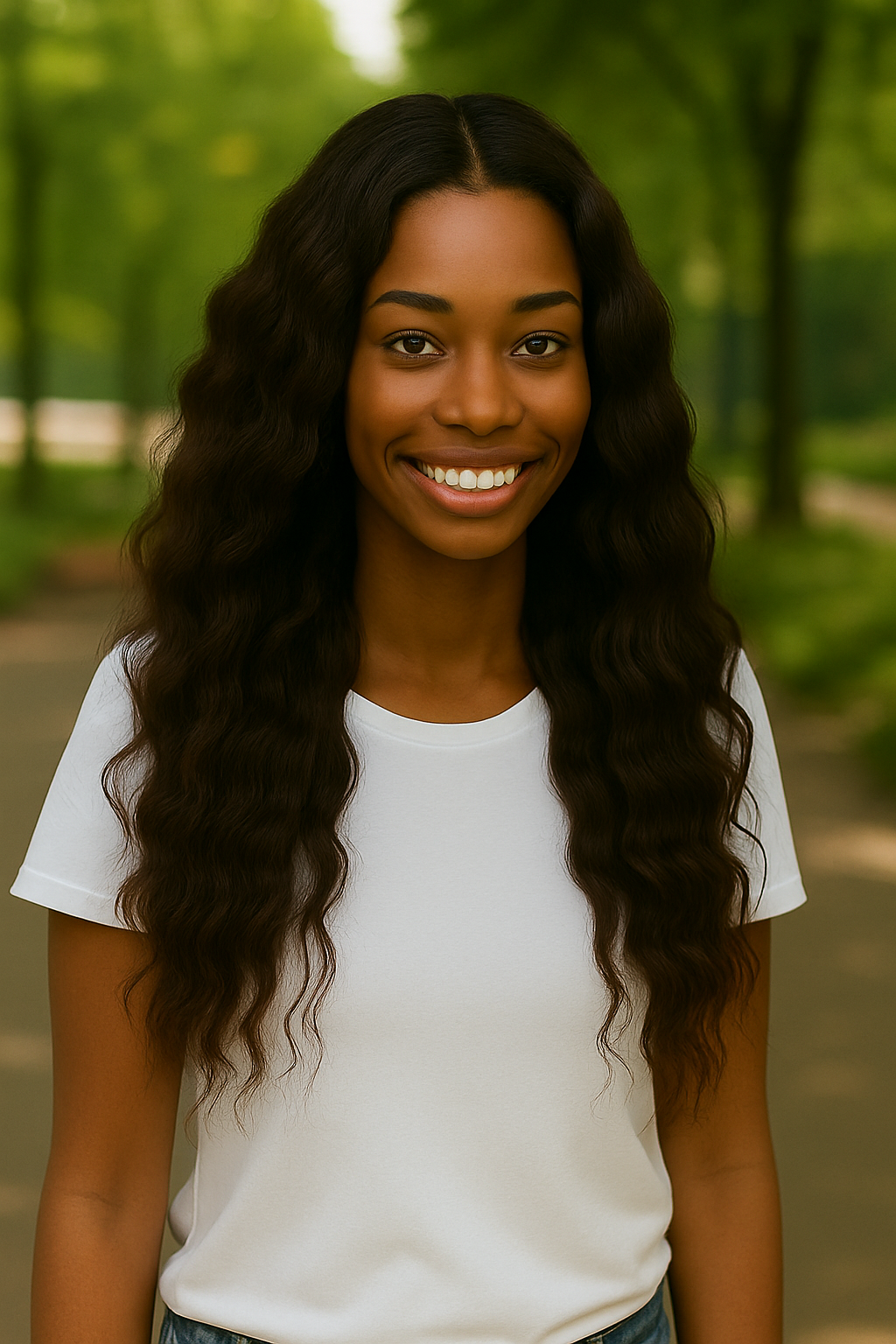 NANCY: Skin Lace Frontal Synthetic Wig